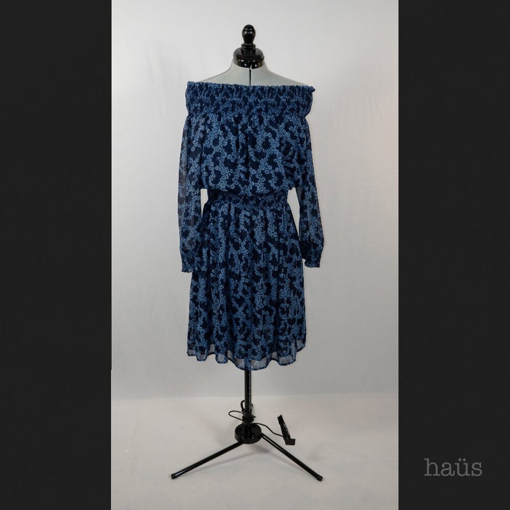 Michael Kors Blue Floral Midi